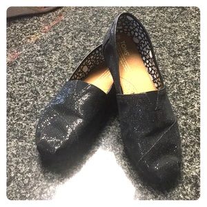 Toms Originals Sparkly Flats size 10